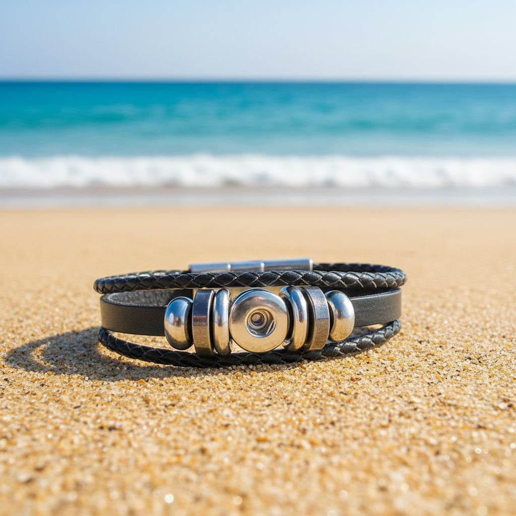 Petite Black Weave Bracelet