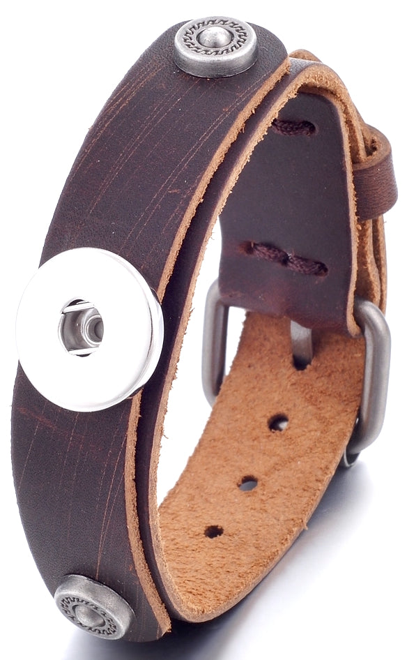 Statement Leather Bracelet