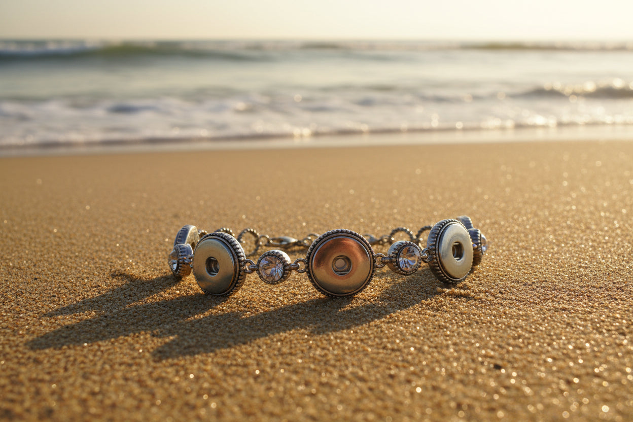 Statement Elegant 3 Snap Bracelet