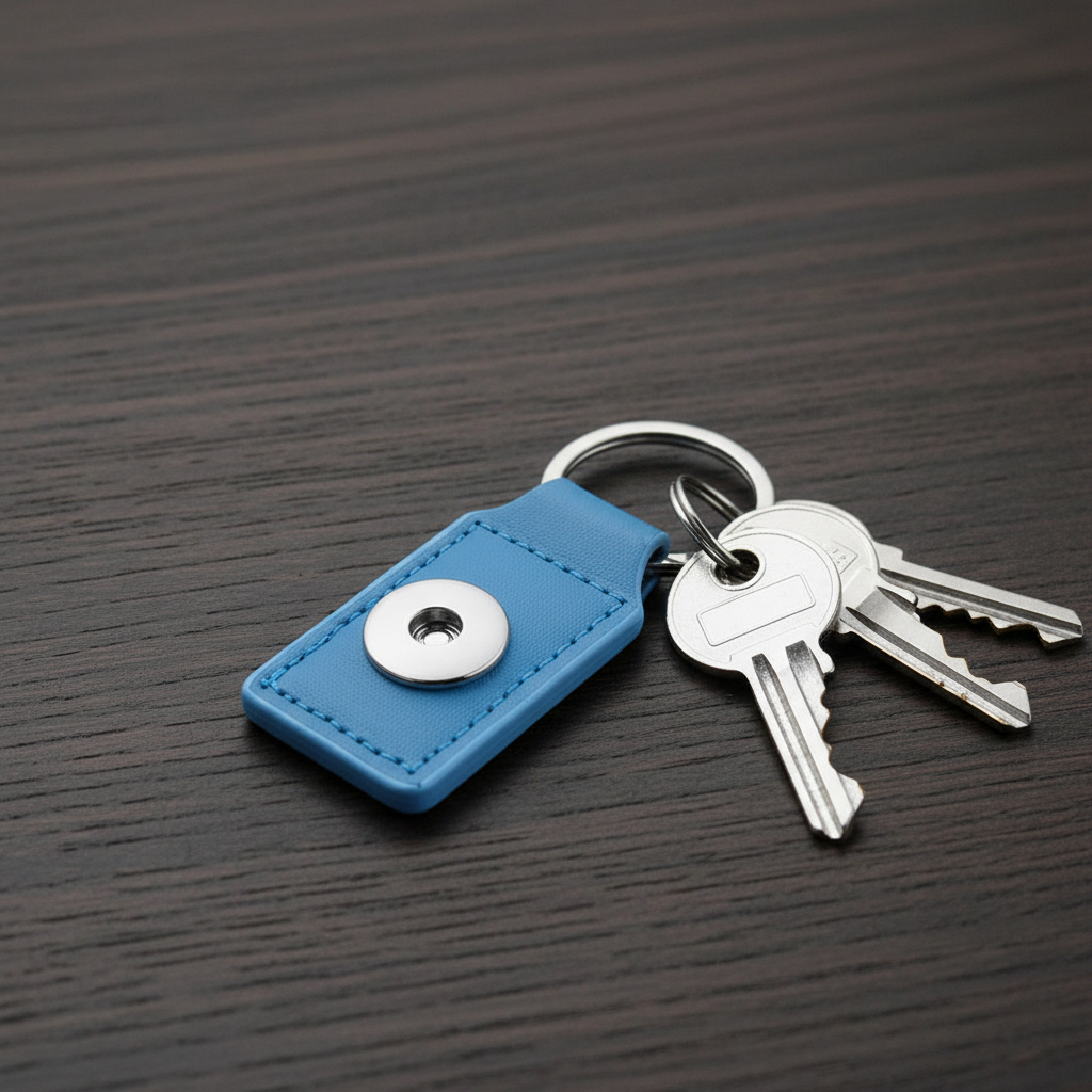 Statement 1 Snap Keychain/Purse Decoration: Blue