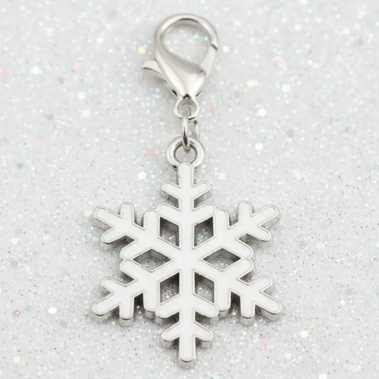 Snowflake Clip Charm Snappy Jewels