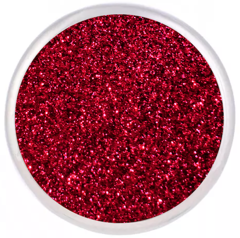 Petite Cranberry Glitter Snap