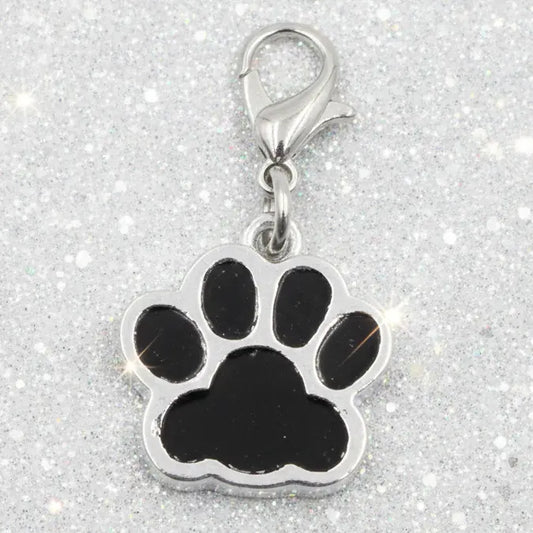 Paw Print Clip Charm Snappy Jewels