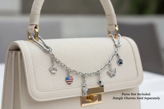 Double Clip Purse Charm Decoration Chain Snappy Jewels