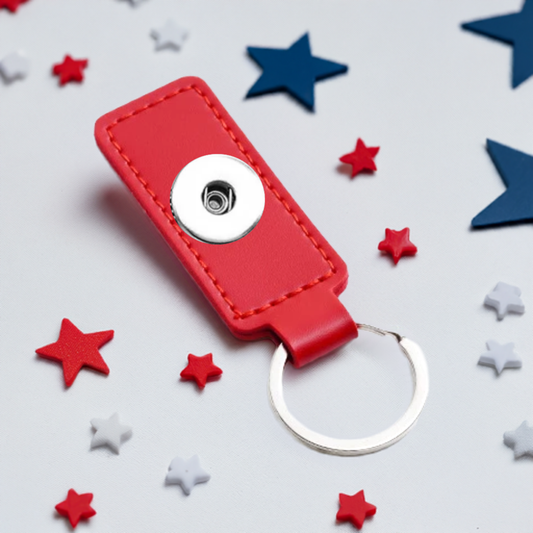 Statement 1 Snap Keychain: Red