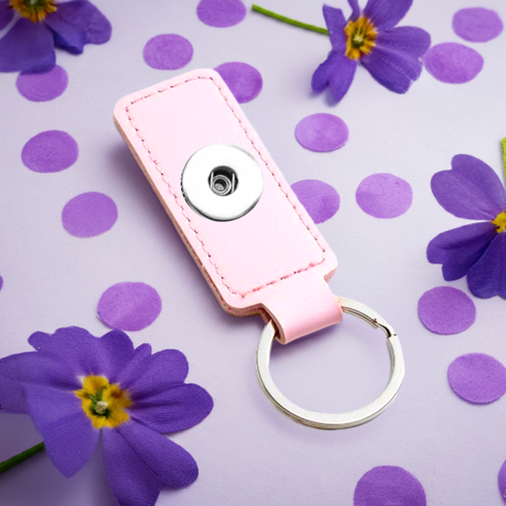 Statement 1 Snap Keychain: Pink