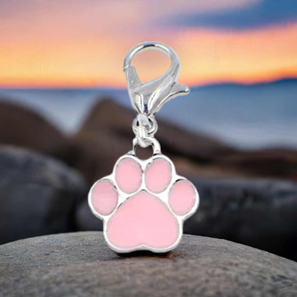 Pink Paw Charm