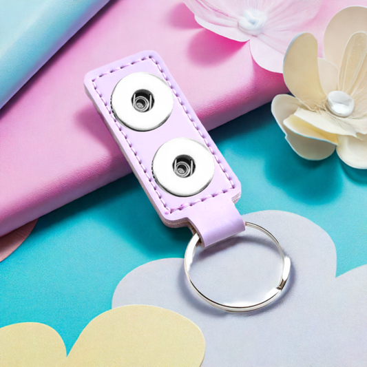 Statement 2 Snap Keychain: Lavender