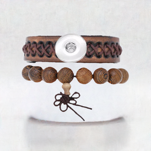 Statement Leather Bracelet