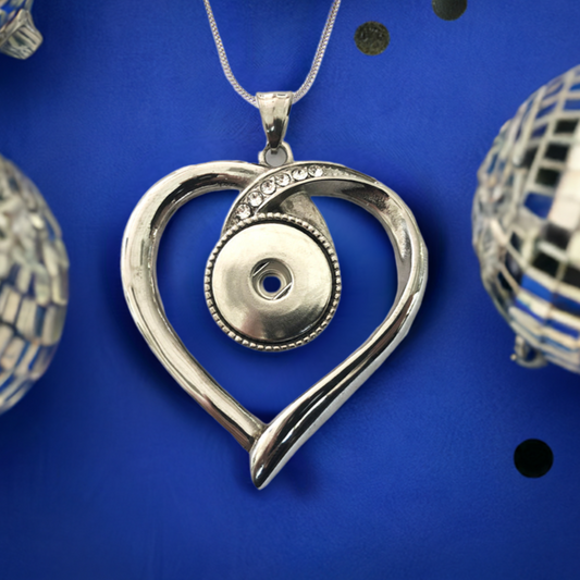 Statement Stainless Steel Heart Necklace