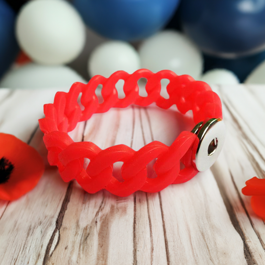 Statement Silicone Stretch Bracelet