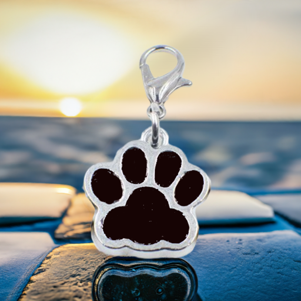 Paw Print Clip Charm