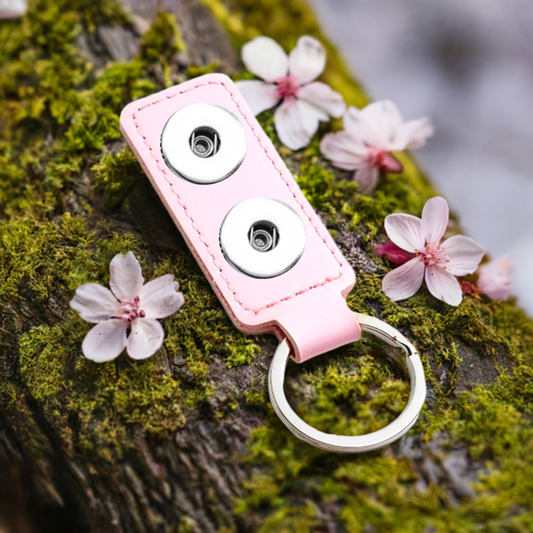 Statement 2 Snap Keychain: Pink