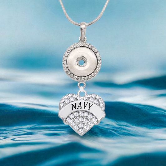 Statement Dangle Heart Necklace
