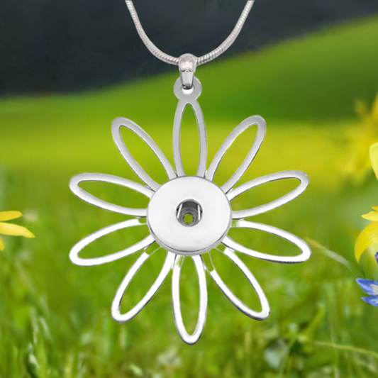 Statement Flower Necklace
