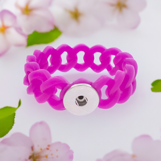 Statement Silicone Stretch Bracelet