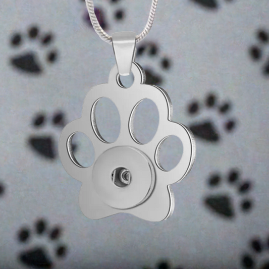 Statement Paw Print Necklace