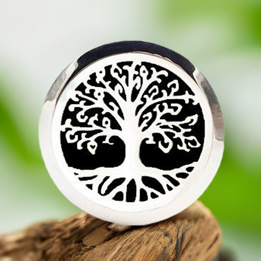 Silver Family Tree/Tree Of Life Diffuser Statement Snap