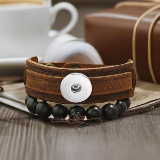 Statement Leather Bracelet