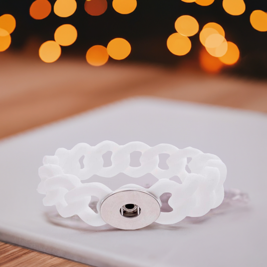 Statement Silicone Stretch Bracelet