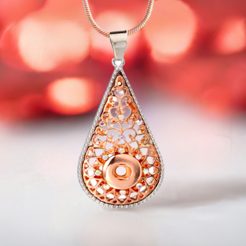 Petite Rose Gold & Silver Necklace