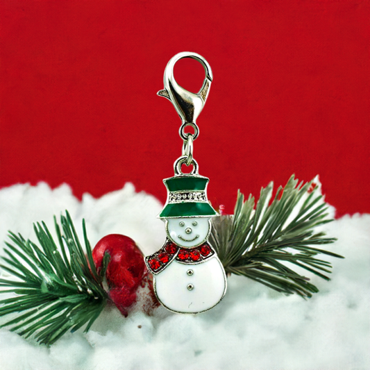 Snowman Clip Charm