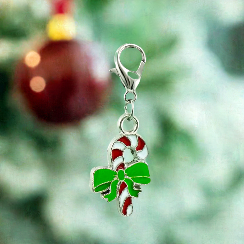 Candy Cane Clip Charm