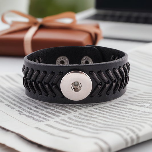 Statement Leather Bracelet
