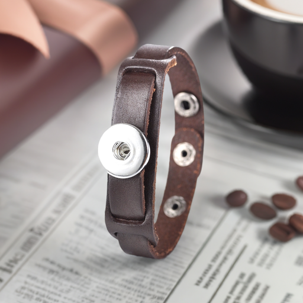 Statement Leather Bracelet