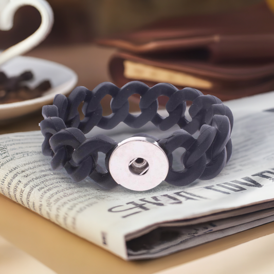 Statement Silicone Stretch Bracelet