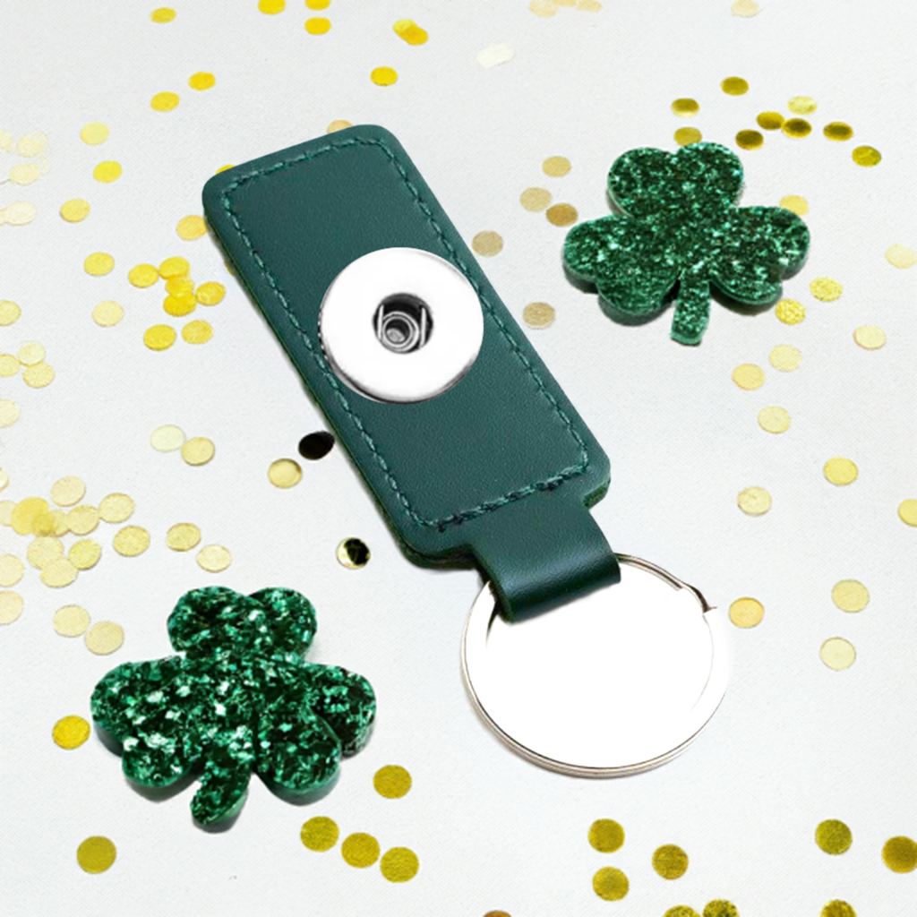 Statement 1 Snap Keychain: Deep Green