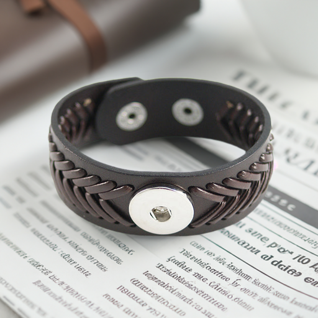 Statement Leather Bracelet