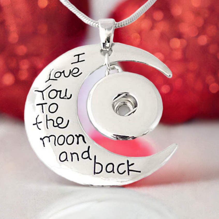 Statement I love You To The Moon And Back Necklace