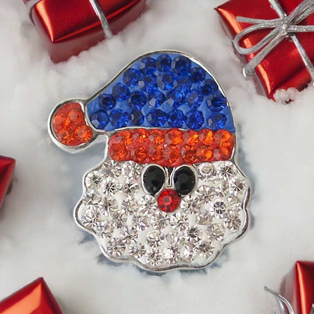 Statement Blue & Red Hat Santa