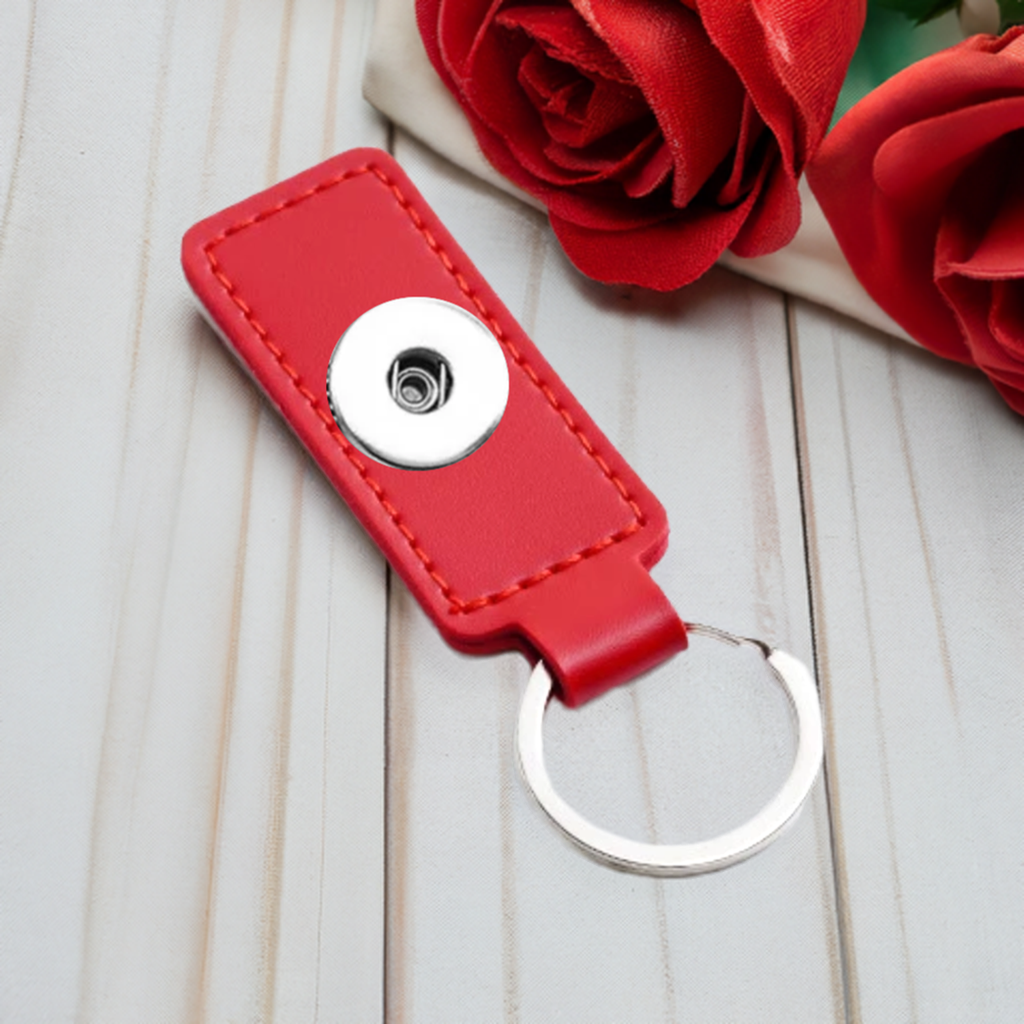 Statement 1 Snap Keychain: Red