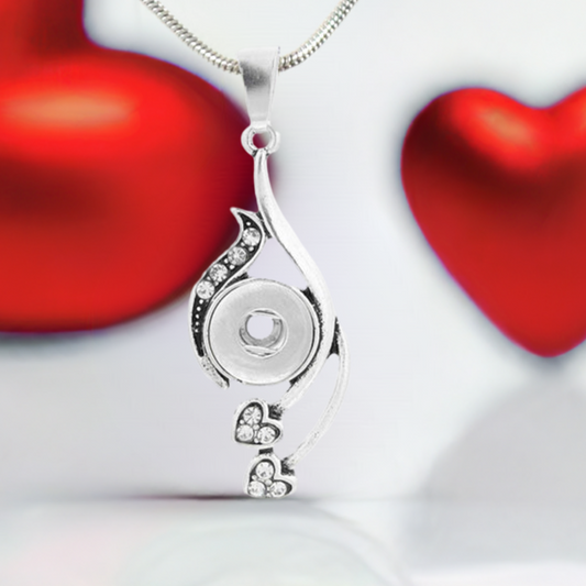 Petite Wrapped Hearts Necklace