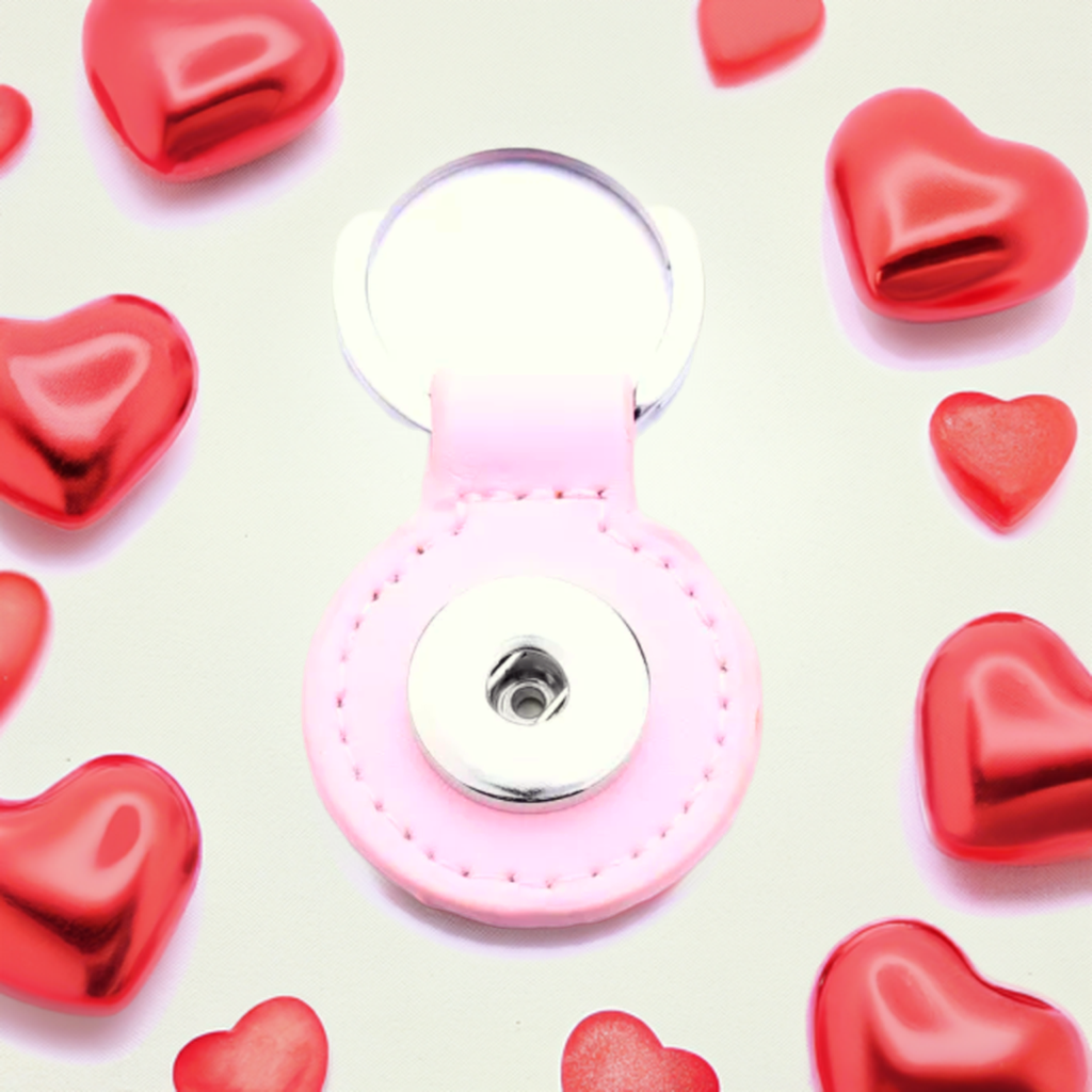 Statement 1 Snap Keychain: Pink