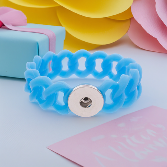 Statement Silicone Stretch Bracelet