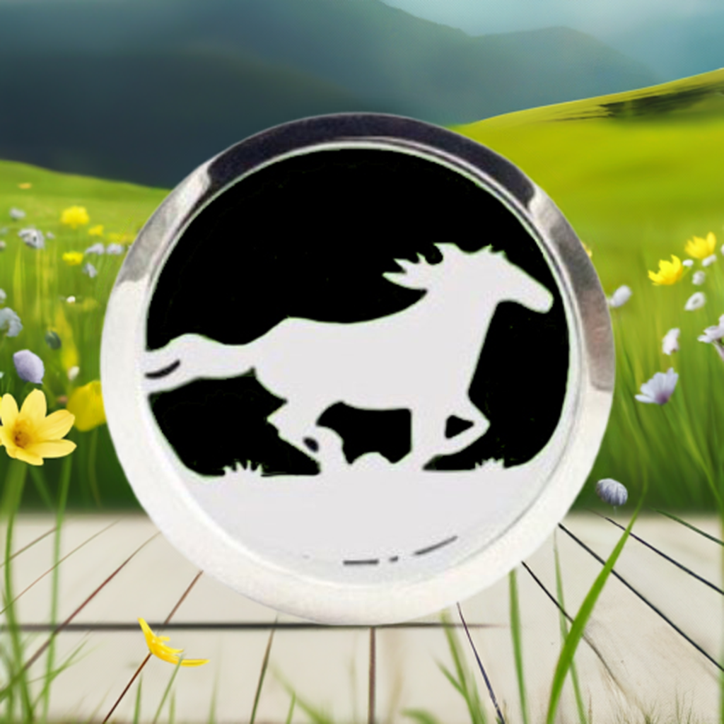 Running Horse Diffuser Statement Snap