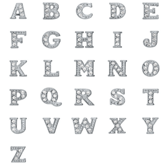 Alphabet Locket Patterns Letter Locket Charms – Snappy Jewels