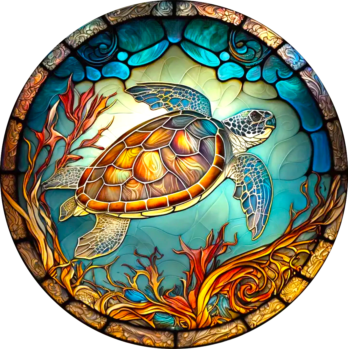 Petite Mosaic Turtle Snap