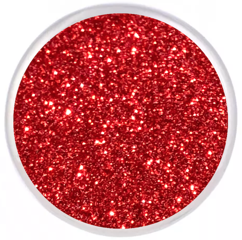 Petite Red Glitter Snap