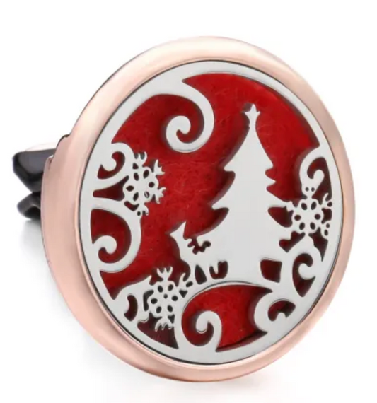 Rose Gold Christmas Vent Clip