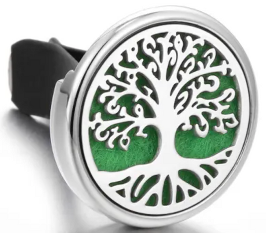 Silver Tree Of Life Vent Clip