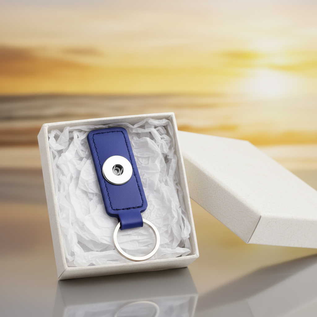 Statement 1 Snap Keychain/Purse Decoration: Deep Blue