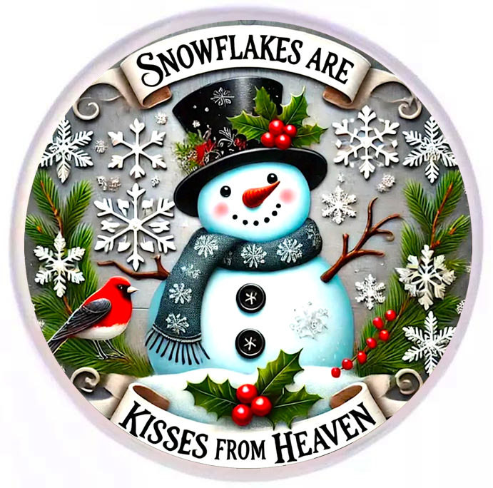 Statement Snowman Snowflakes Snap