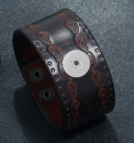 Statement Leather Bracelet