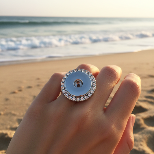 Statement Stretch Metal Band Ring