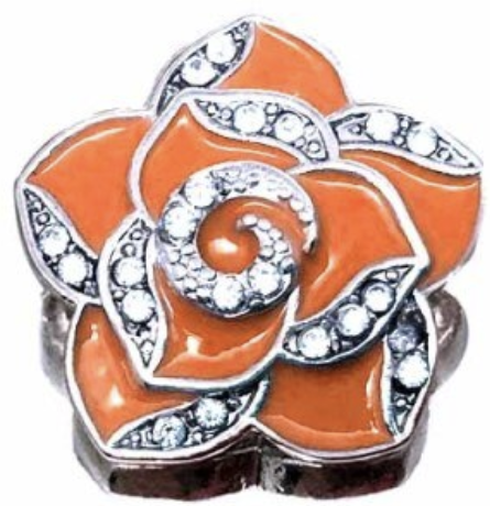 Statement Bling Swirl Flower Snap