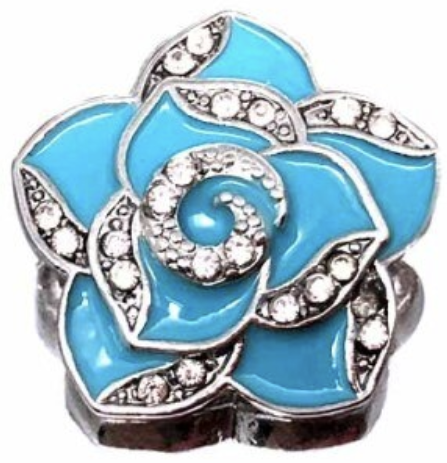 Statement Bling Swirl Flower Snap